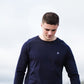 Mens navy long sleeve top