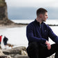 navy quarter zip 1/4 mens