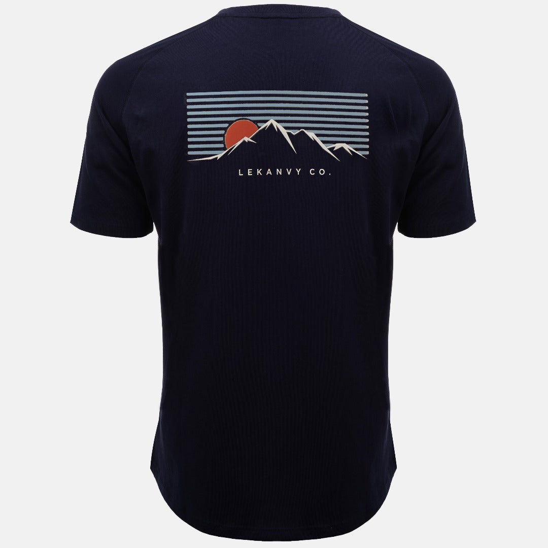 navy mens graphic t shirt.