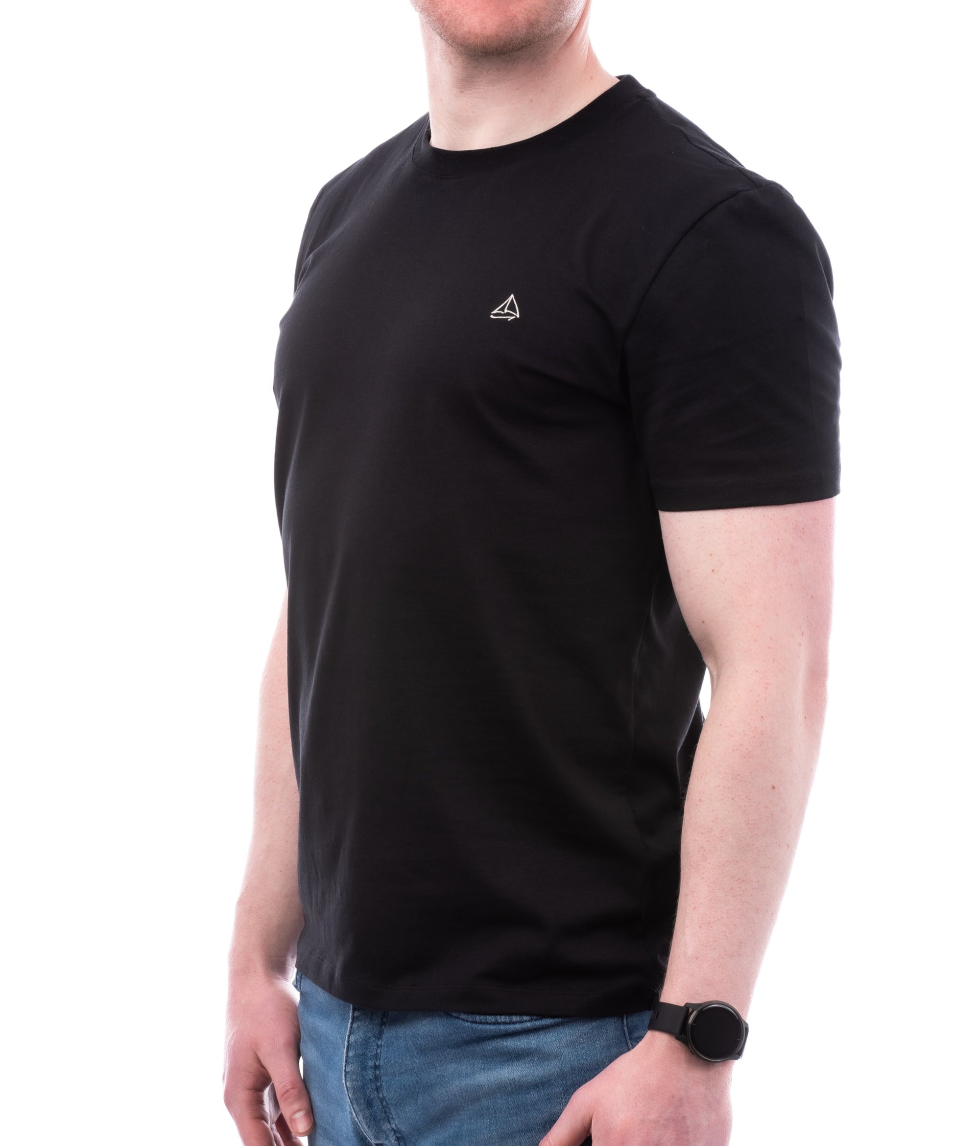 black tee shirt