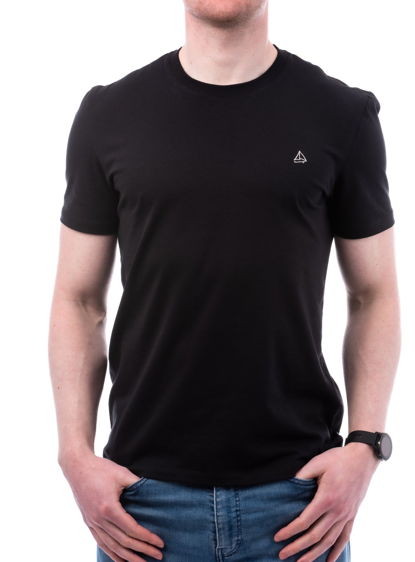 black tee shirt