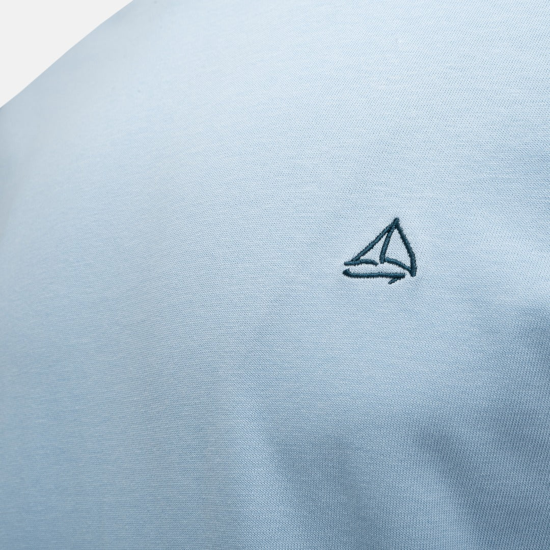 mens baby blue long sleeve top