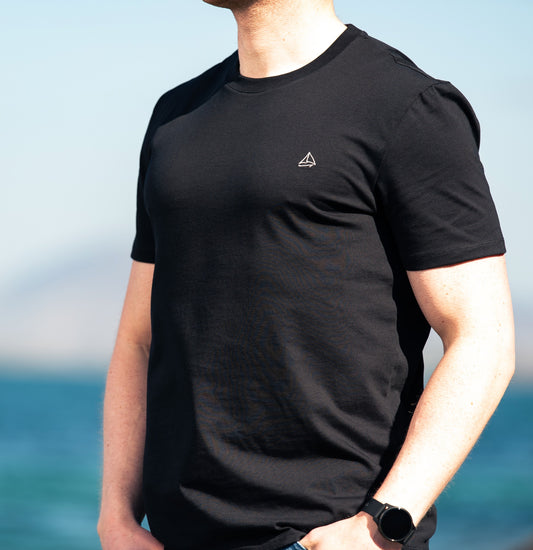 black tee shirt