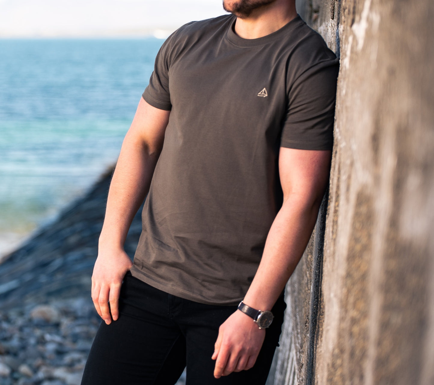 Khaki Clifton Tee