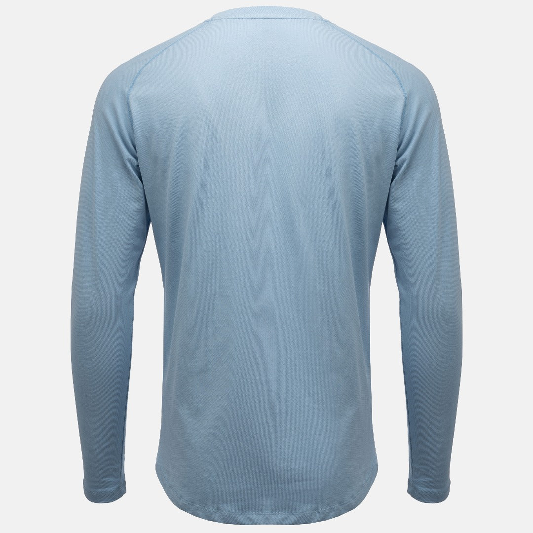 mens baby blue long sleeve top