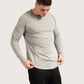 Mens grey long sleeve top