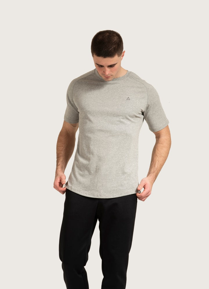 grey mens t shirt.