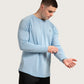 mens baby blue long sleeve top